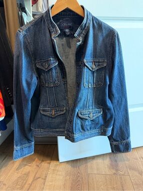 Chaps Dark Blue Denim Jean Jacket